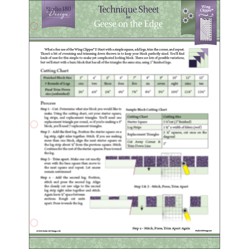 Geese On The Edge - Tech Sheet 
