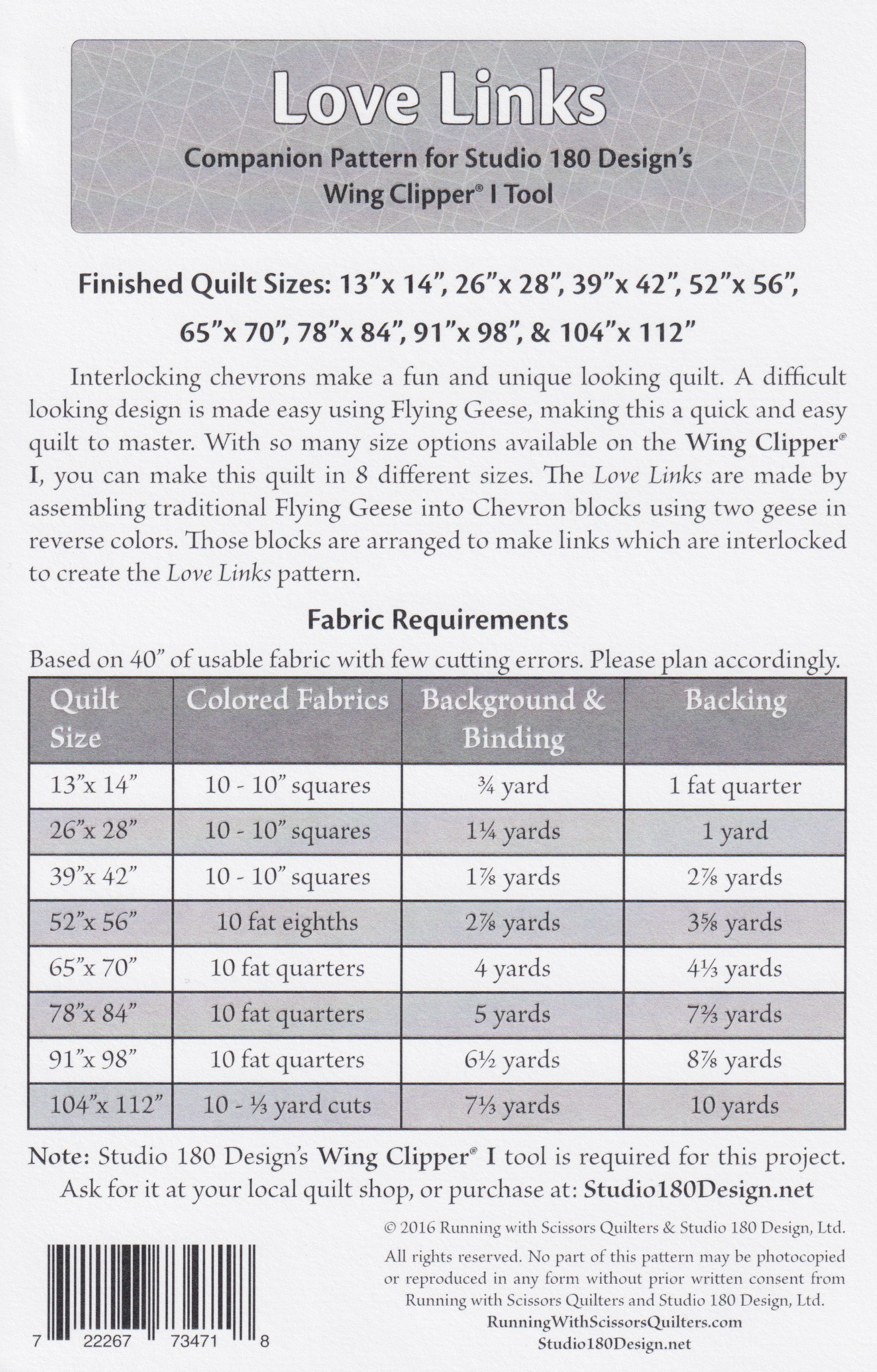 Love Links - Quilt Pattern