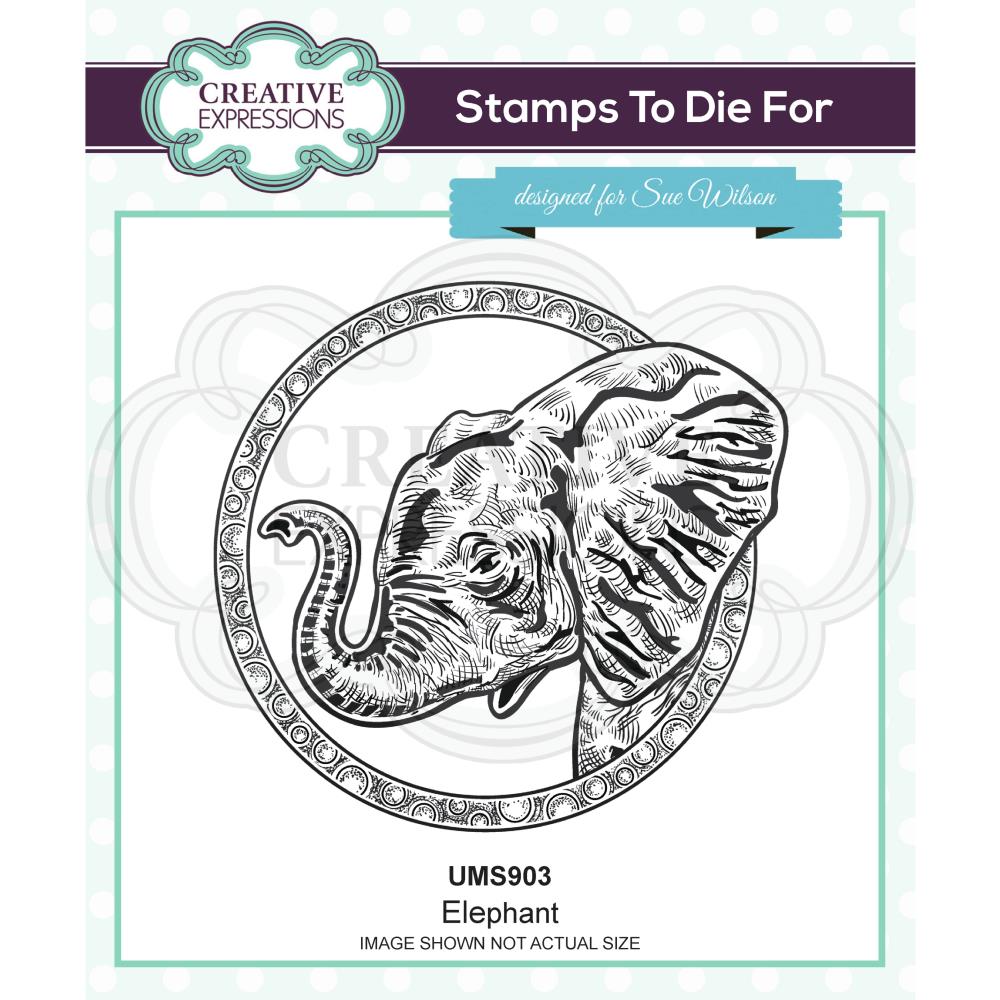 Elephant - Unmounted Rubber Stamp