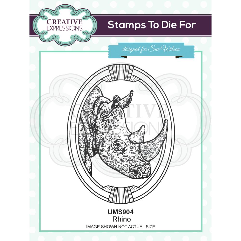 Rhino - Unmounted Rubber Stamp