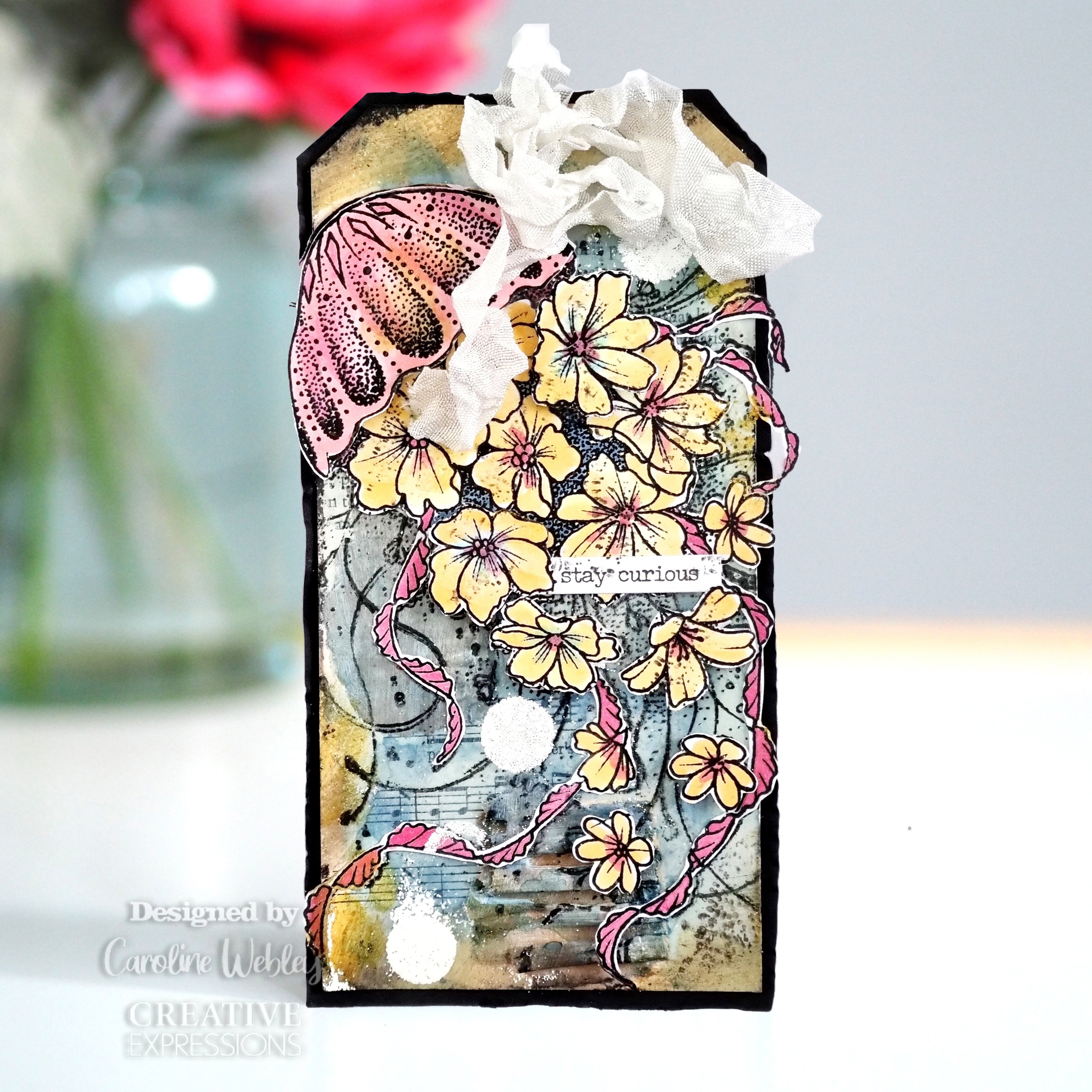 Jellyfish Blooms - Designer Boutique Clear Stamp