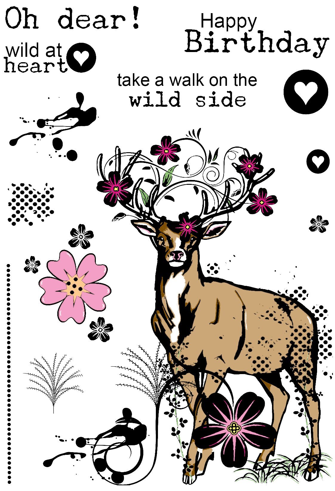 Woodland Walk - My Dear Deer - Clear Stamp Set