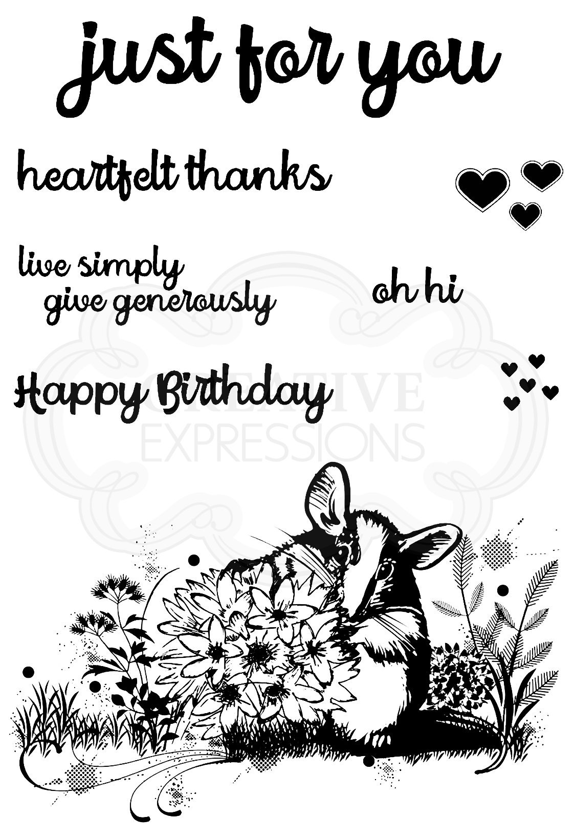 Woodland Walk - Missy Mouse - Clear Stamp Set