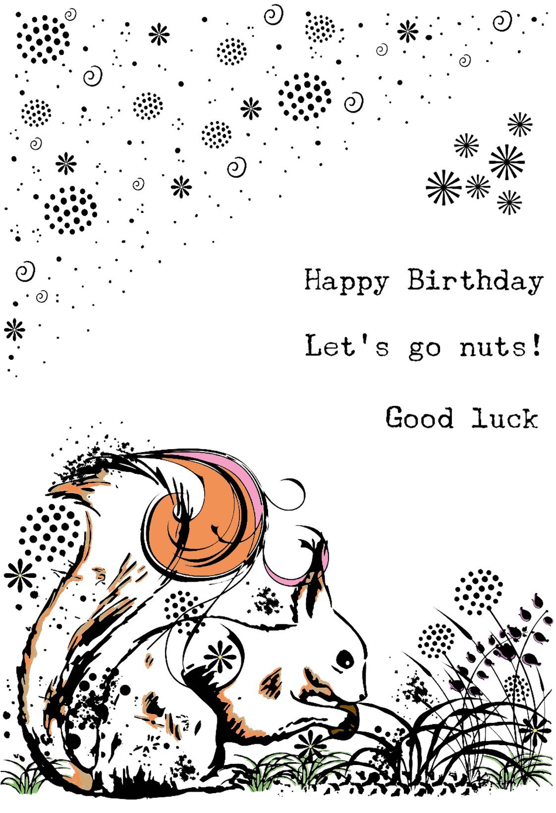 Woodland Walk - Sammy Squirrel - Clear Stamp Set