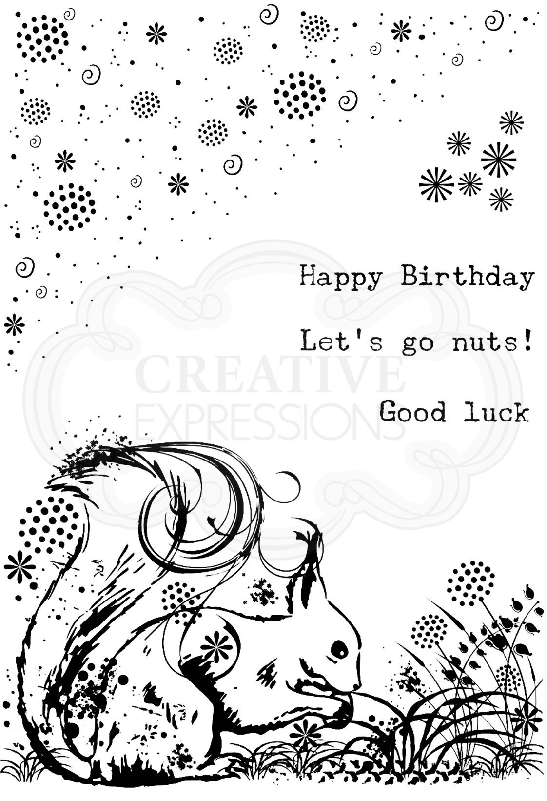 Woodland Walk - Sammy Squirrel - Clear Stamp Set