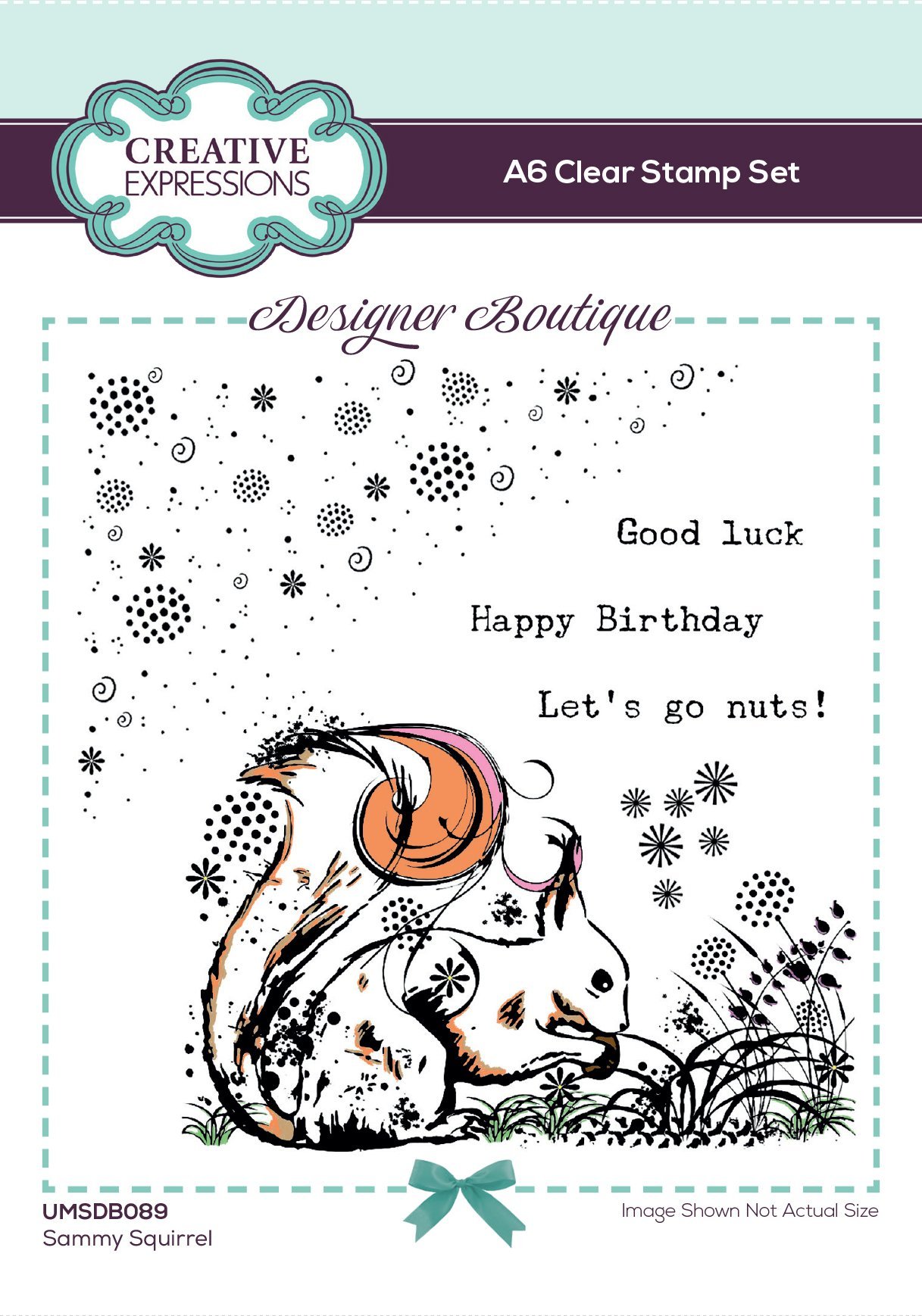Woodland Walk - Sammy Squirrel - Clear Stamp Set