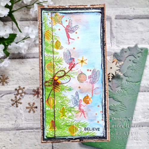 Festive Fairy Magic  - Rubber Stamp