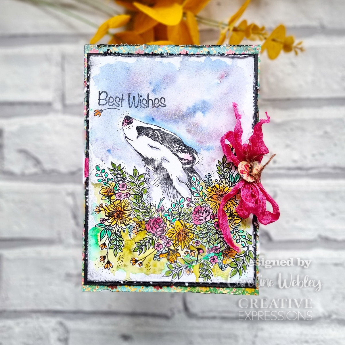 Floral Wishes - Cling Stamp