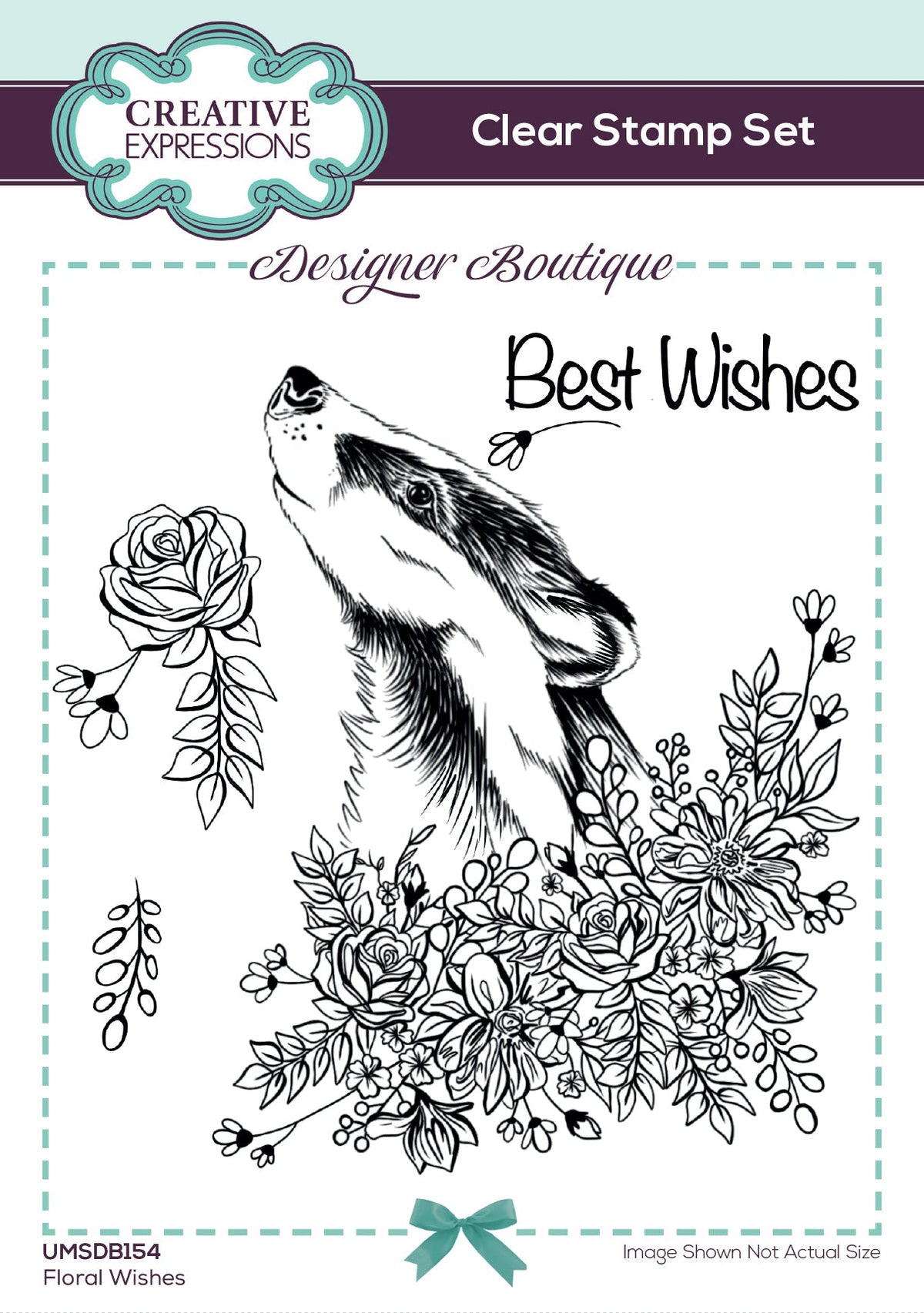 Floral Wishes - Cling Stamp