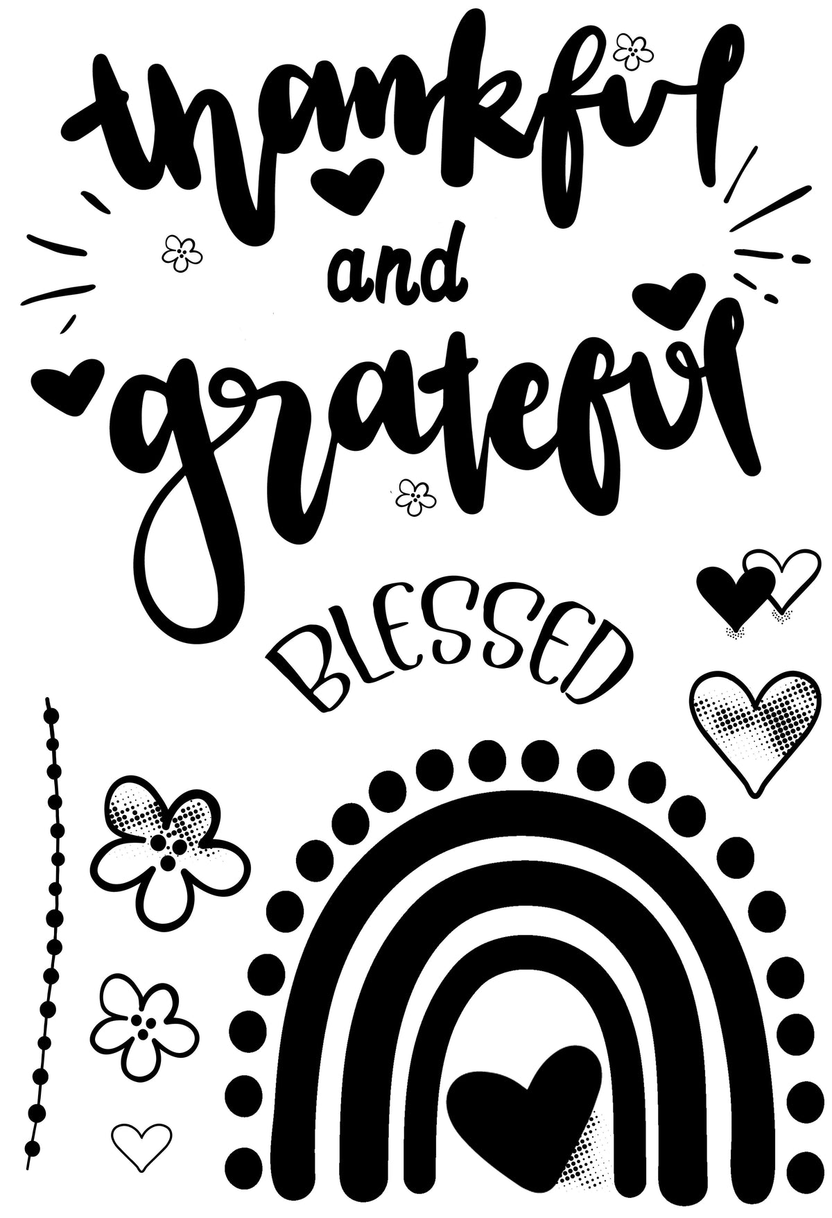 Thankful - Clear Stamp