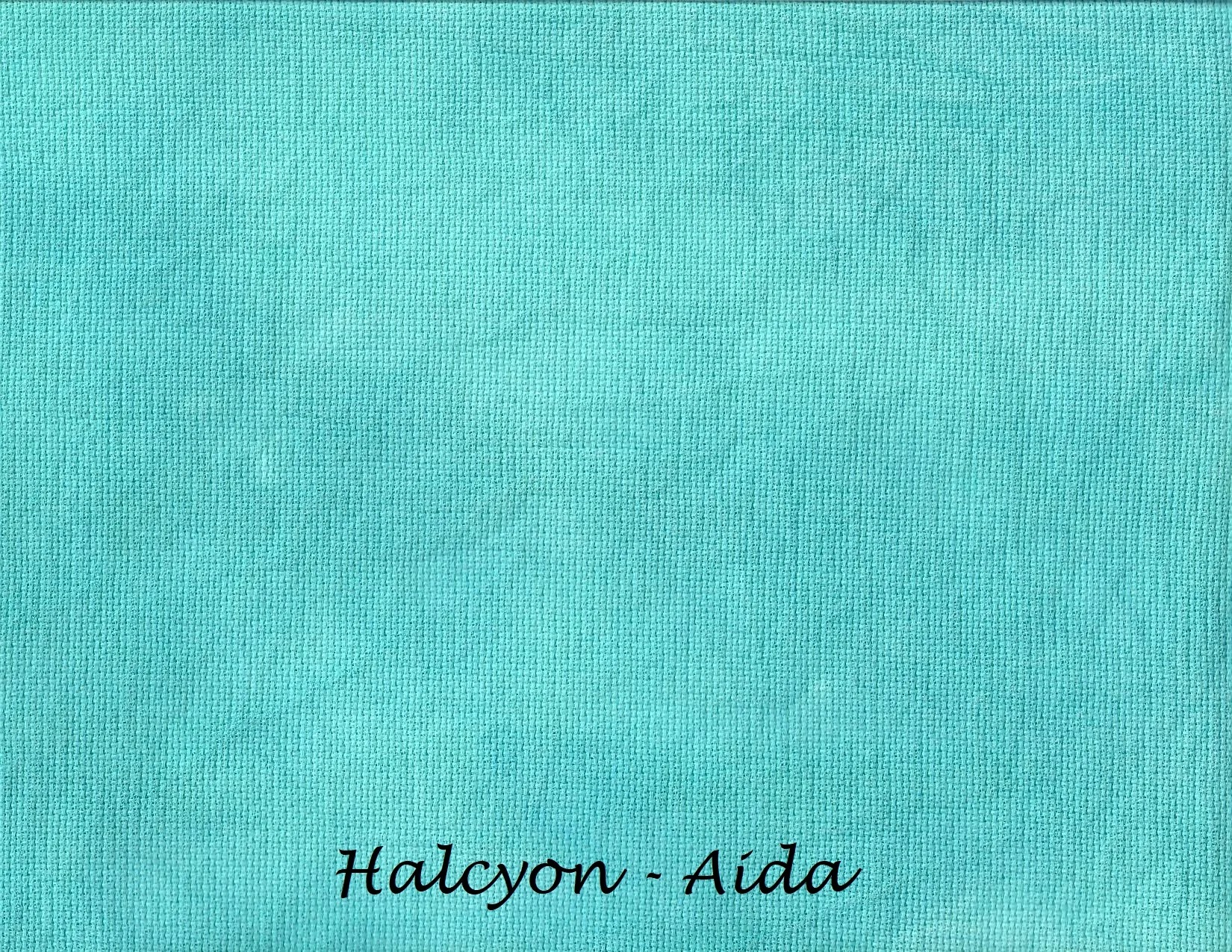 14 Count Halcyon Aida 13x18, zoomed in. Select this picture to zoom back out.