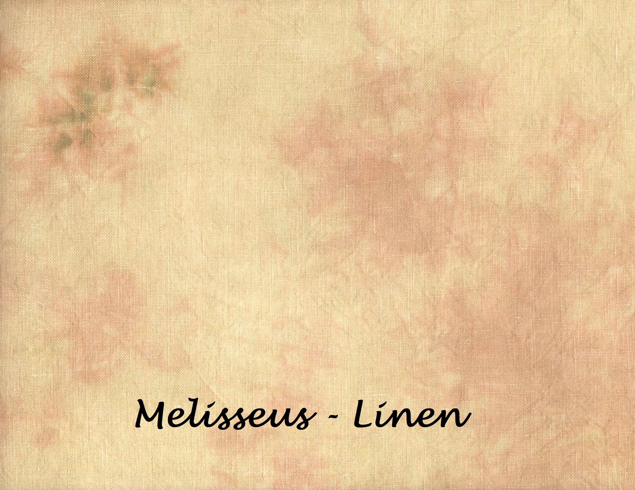 28 Count Melisseus Linen 17x26, zoomed in. Select this picture to zoom back out.
