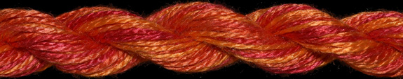 Threadworx Vineyard Silk Floss - Wild Fire (V109)
