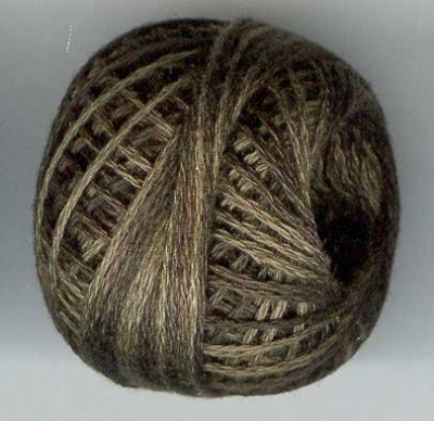 Valdani 3-Ply Thread - 548 Blackened Khaki Brown