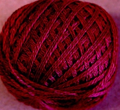 Valdani 3-Ply Thread - 843 Old Rose Dark