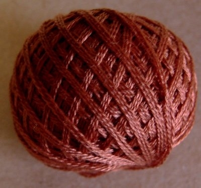 Valdani 3-Ply Thread - 863 Faded Rust Dark
