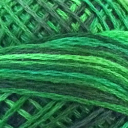 Valdani 3-Ply Thread - M79 Explosion in Greens