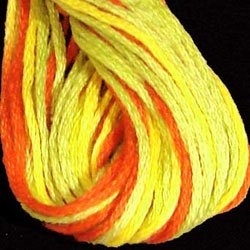 Valdani 6-Ply Thread - M8 Orange Kiwi Papaya