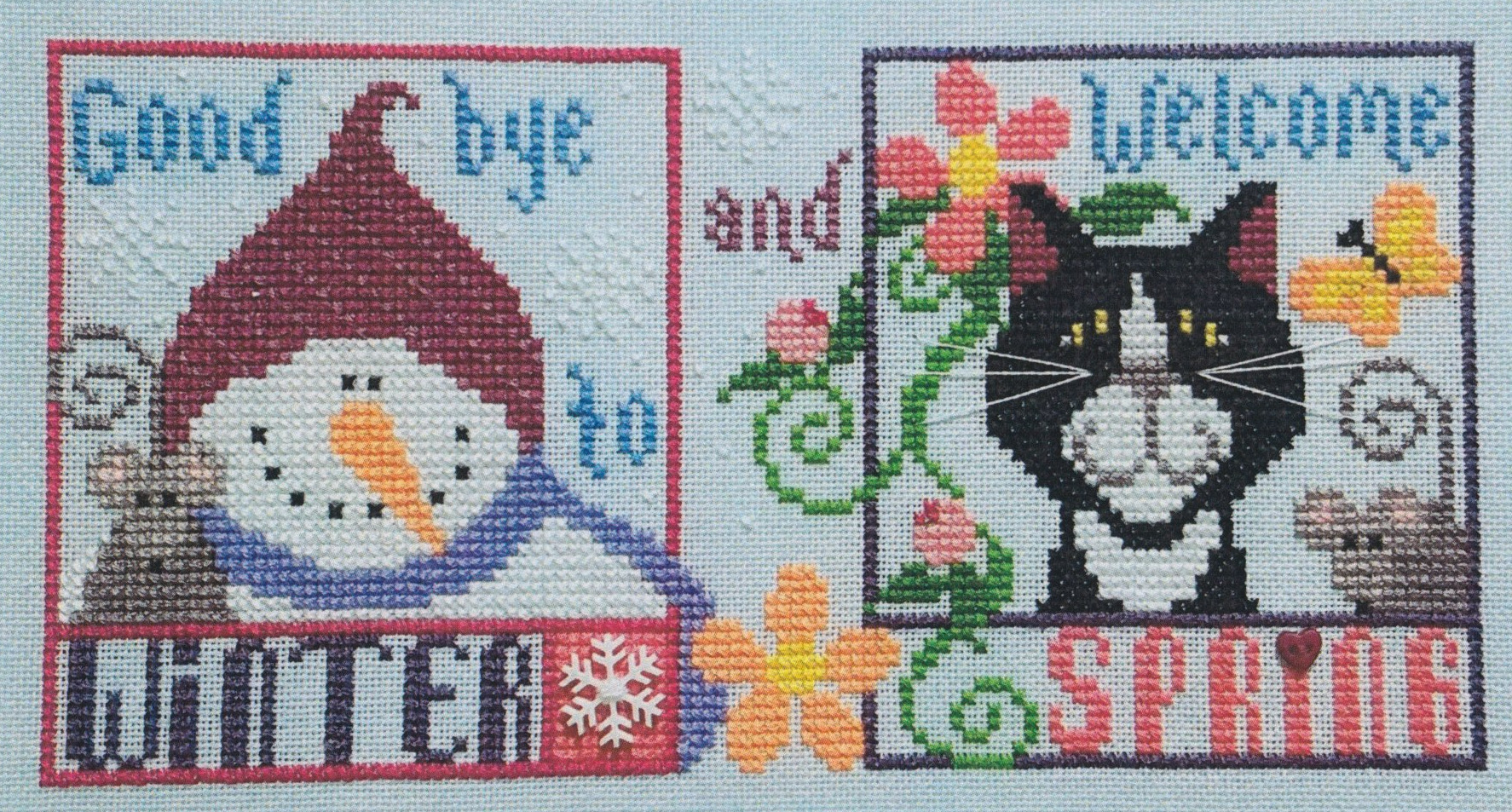 Goodbye Winter - Cross Stitch Pattern