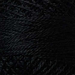 Valdani Perle Cotton Size 8 - #1 Black