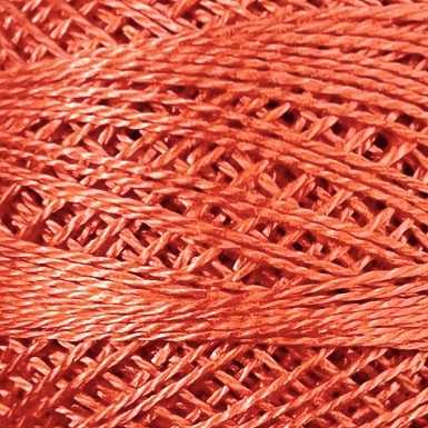 Valdani Perle Cotton Size 8 - #72 Peach Orange