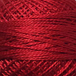 Valdani Perle Cotton Size 8 - #76 Christmas Red