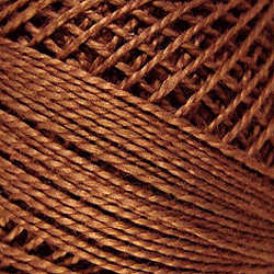 Valdani Perle Cotton Size 8 - #164 Red Brown