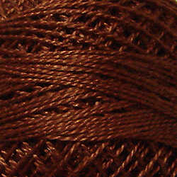 Valdani Perle Cotton Size 8 - #1642 Red Brown Medium Light