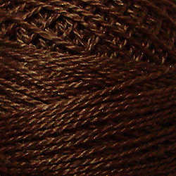 Valdani Perle Cotton Size 8 - #1645 Red Brown Dark