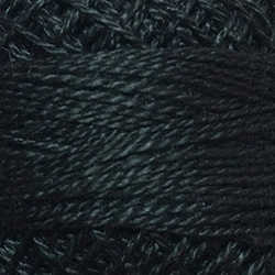 Valdani Perle Cotton Size 8 - #8113 Black Dark