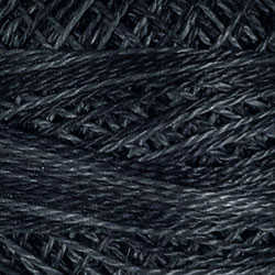 Valdani Perle Cotton Size 12 - #H211 Blue Black