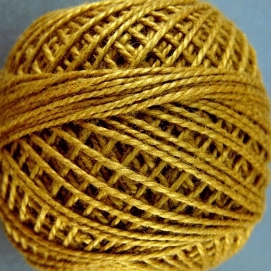 Valdani Floss 3Ply Balls Solid -  Deep Antique Gold