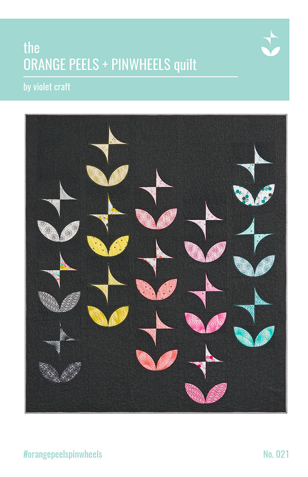 The Orange Peels and Pinwheels Ql - Quilt Pattern