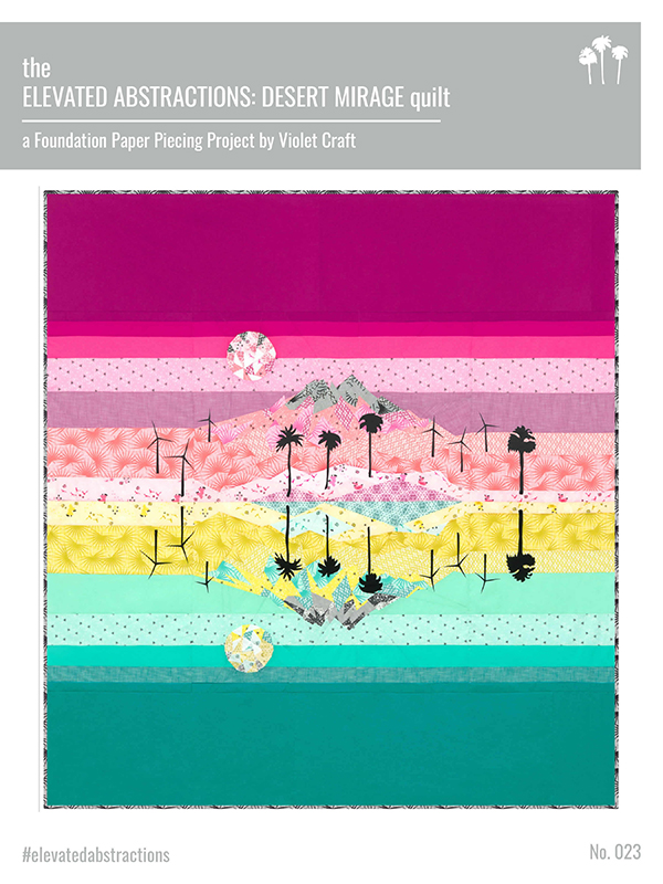 The Elevated Abstractions:Deser - Quilt Pattern