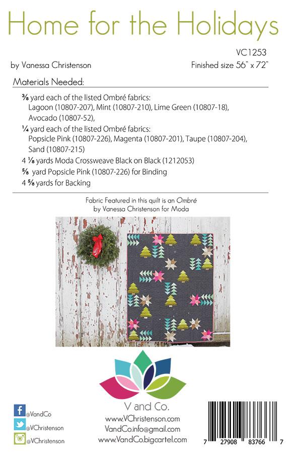 Home For The Holidays - Quilt Pattern