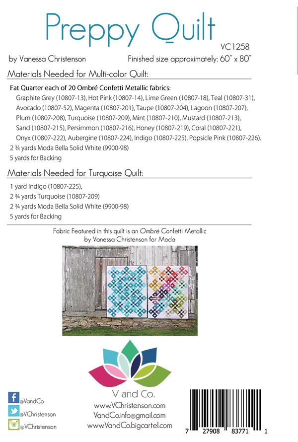 Preppy Quilt - Quilt Pattern