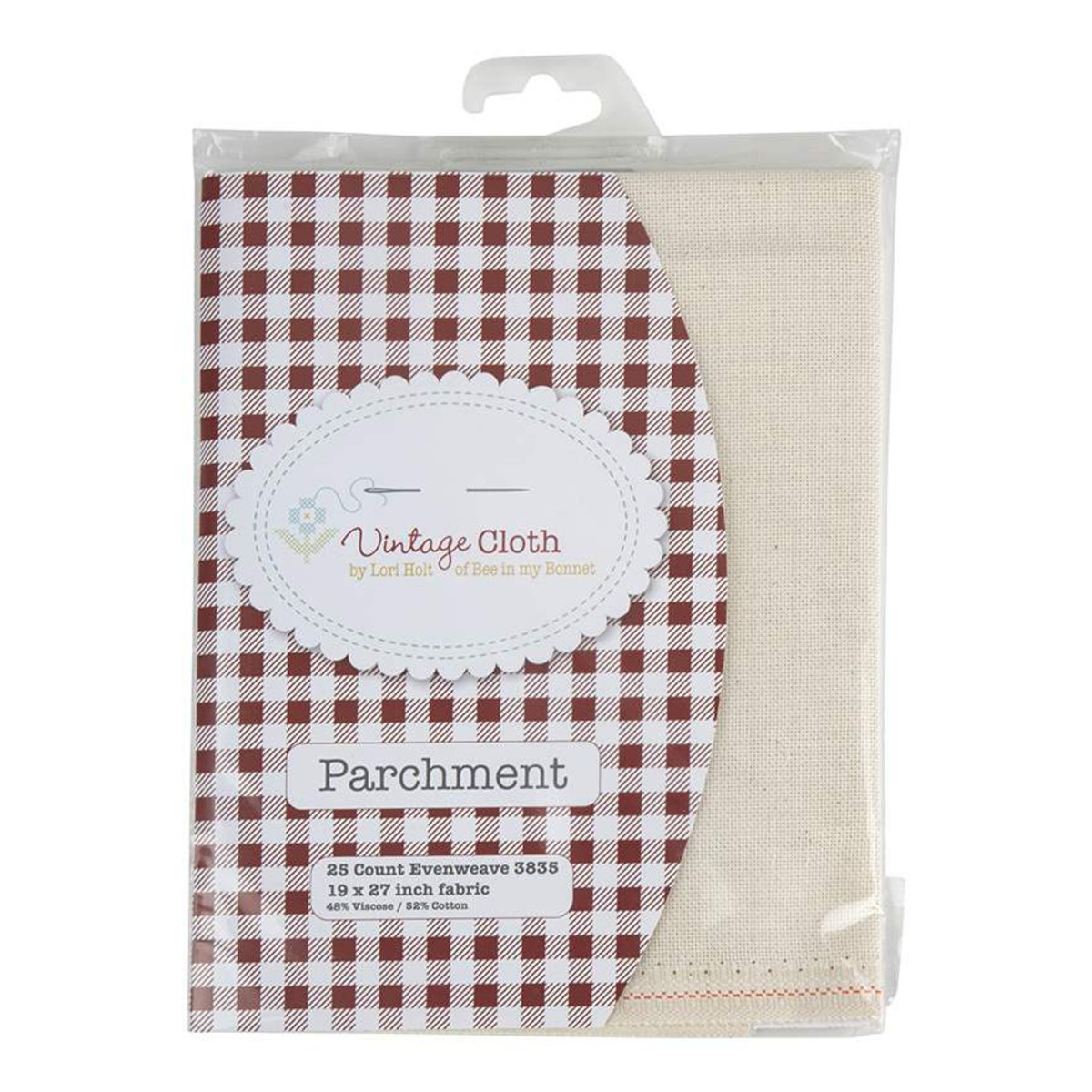 25 Ct. Vintage Cloth Parchment Lugana 18x27