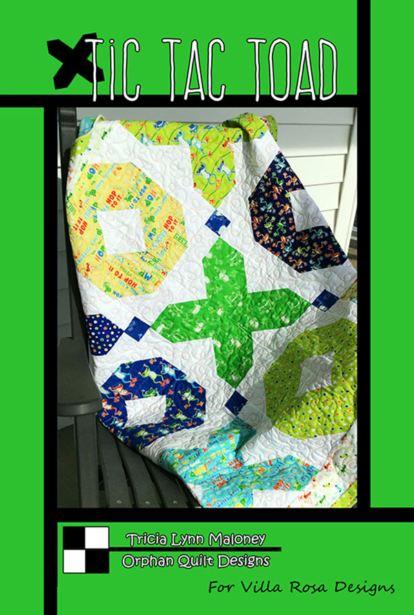 Tic Tac Toad - Quilt Pattern