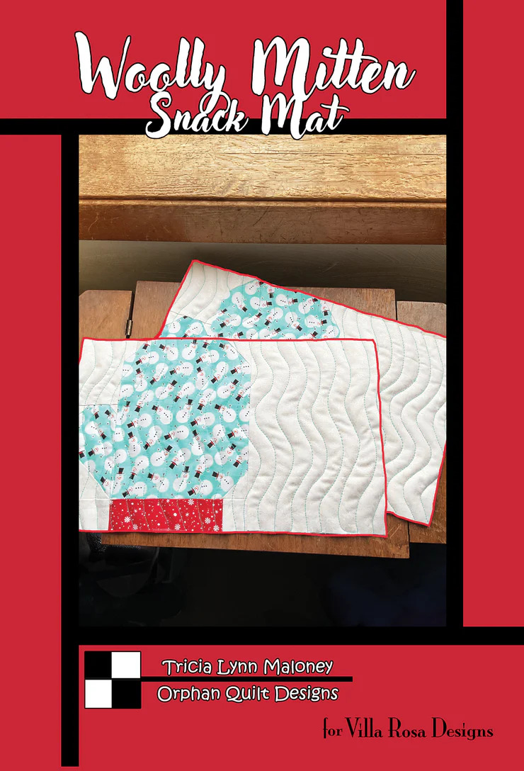 Woolly Mitten Snack Mat - Christmas Sewing Pattern