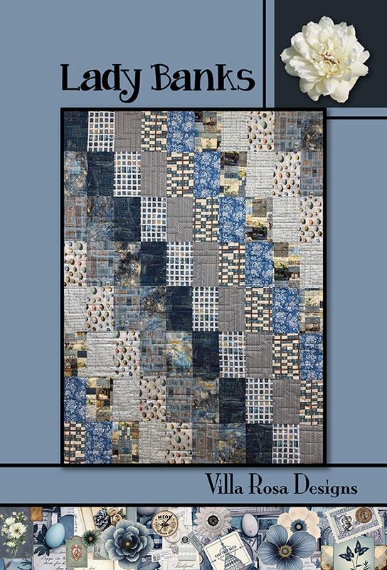 Lady Banks - Quilt Pattern, zoomed in. Select this picture to zoom back out.