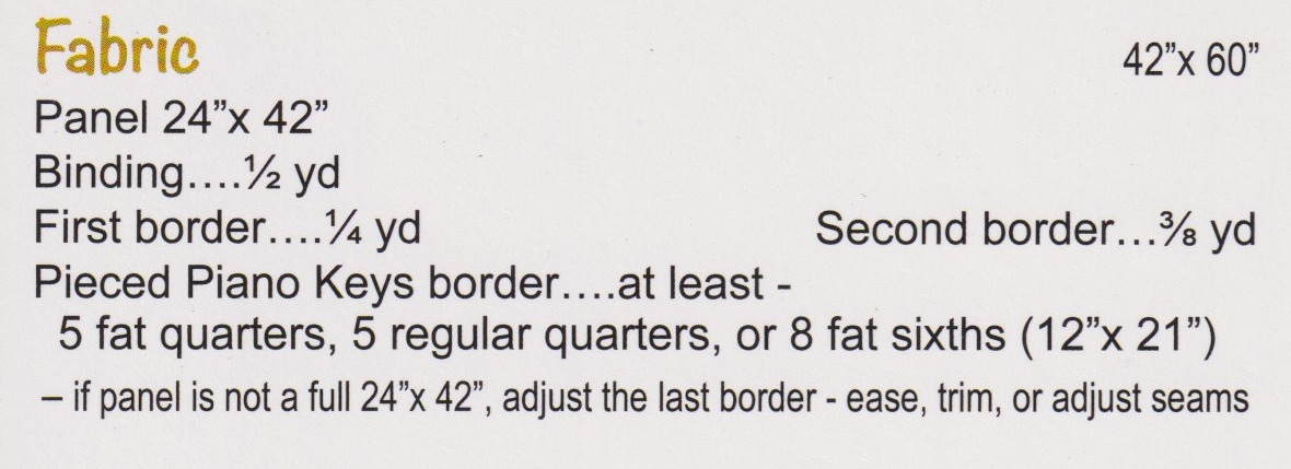 On Key - Quilt Pattern