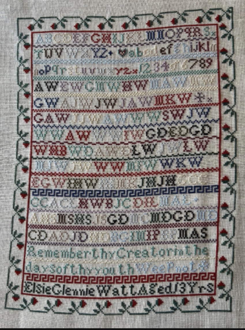 Elsie Glennie Watt - Cross Stitch Pattern