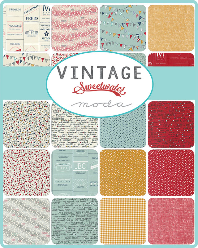 Vintage Flower Garden Cream Red - Quilt Fabric