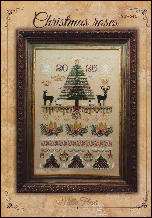 Christmas Roses - Cross Stitch Pattern