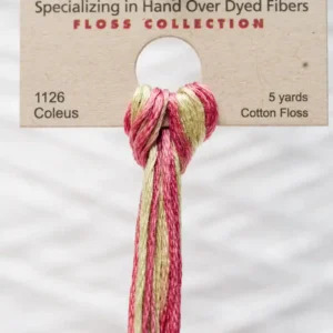 Weeks Dye Works - Coleus #1126 Pink & Brown