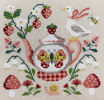 The Goose Teapot - Cross Stitch Pattern
