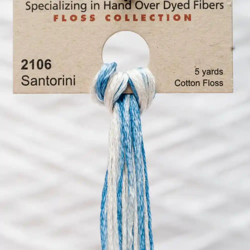 Weeks Dye Works - Santorini #2106 Blue White