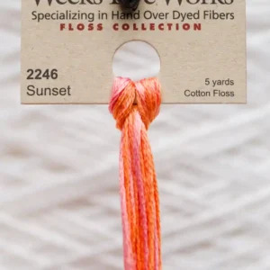 Weeks Dye Works - Sunset #2246 Orange