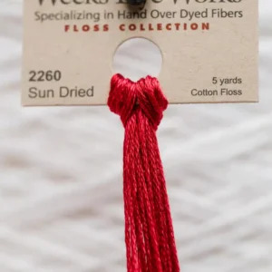 Weeks Dye Works - Sun Dried #2260 Red