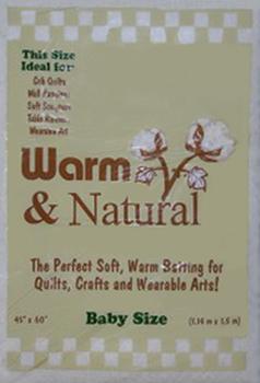 Warm & Natural Batting Baby Size